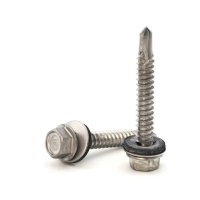 SnapNrack Sealing Washer Wood Screw #14 x 2-3/4" Stainless Steel, 242-02175
