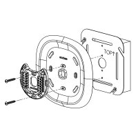 Ecobee Junction Box Adapter Plate 20, HVAC-ADAPTPLATEBX-01